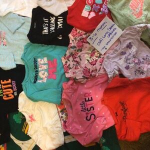 3-6 month girls lot with over 250 pieces